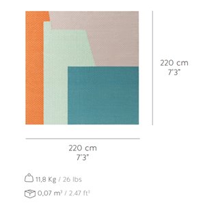 Alfombra Weave Space Hopper blue GAN