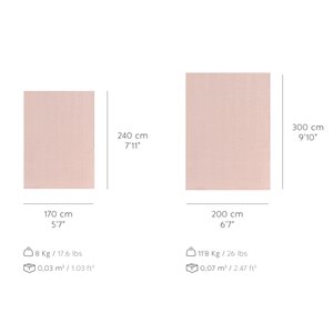 Alfombra Nomad Inuit pink GAN