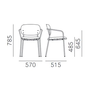 Sillón Jazz 3705 Pedrali