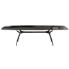 Mesa Arkos oval extensible cristal Sovet Italia
