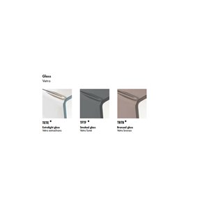 Mesa Arkos oval extensible cristal Sovet Italia