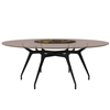 Mesa redonda Arkos XXL cristal Sovet Italia