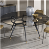 Mesa redonda Arkos XXL cristal Sovet Italia
