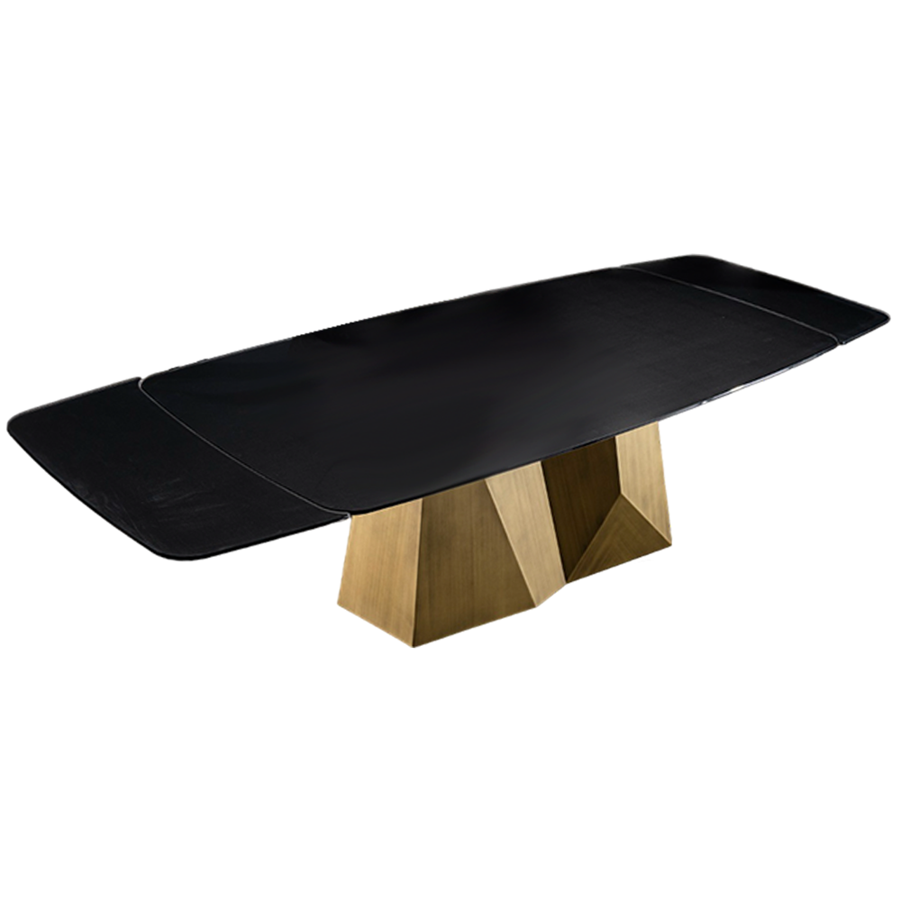 Mesa oval GranDeod extensible cristal Sovet Italia