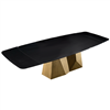 Mesa oval GranDeod extensible cristal Sovet Italia