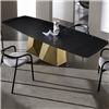 Mesa oval GranDeod extensible cristal Sovet Italia
