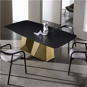 Mesa oval GranDeod extensible cristal Sovet Italia