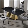 Mesa oval GranDeod extensible cristal Sovet Italia