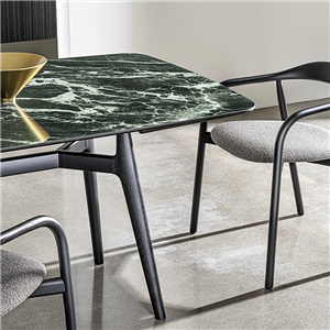 Mesa oval Lewood extensible cerámica Sovet Italia
