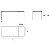Mesa Slim 20 rectangular aluminio extensible Sovet Italia