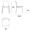 Silla Olly tapizada Sovet Italia