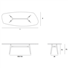 Mesa Lewood shaped 03 cerámica Sovet Italia