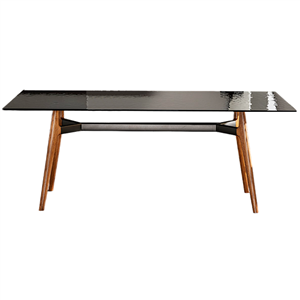 Mesa Lewood rectangular cristal Sovet Italia