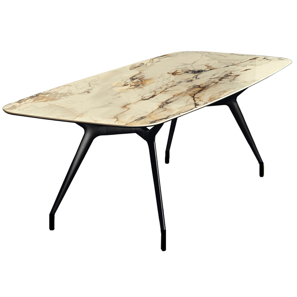 Mesa Arkos shaped rectangular cerámica Sovet Italia