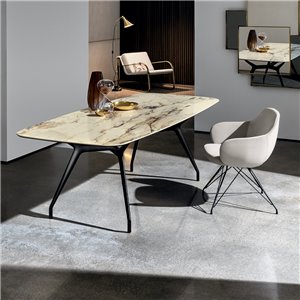 Mesa Arkos shaped rectangular cerámica Sovet Italia