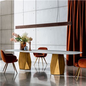 Mesa Deod dos bases Cristal Sovet Italia