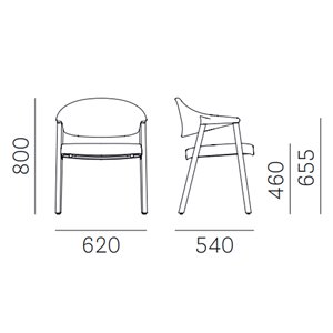 Sillón Héra Soft 2866 Pedrali