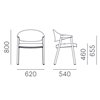 Sillón Héra Soft 2866 Pedrali