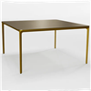 Mesa Slim cuadrada cristal Sovet