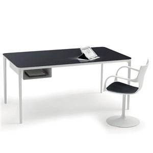 Escritorio Slim cristal Sovet Italia