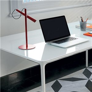 Escritorio Slim cristal Sovet Italia