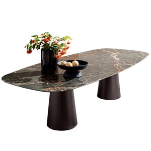 Mesa Totem 2 bases cerámica Sovet Italia