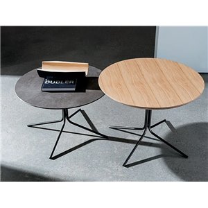 Mesa auxiliar redonda Genius madera Sovet Italia