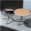 Mesa auxiliar redonda Genius madera Sovet Italia