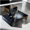 Mesa centro Regolo triangular cristal Sovet