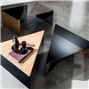 Mesa centro Regolo triangular cristal Sovet