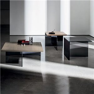 Mesa centro Regolo cuadrada madera Sovet