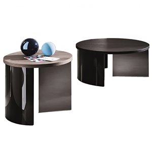 Mesa centro Regolo redonda madera Sovet
