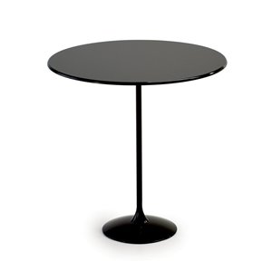 Mesa auxiliar Tulip Sobre cristal Sovet Italia