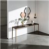 Consola Slim cuatro patas cristal Sovet Italia