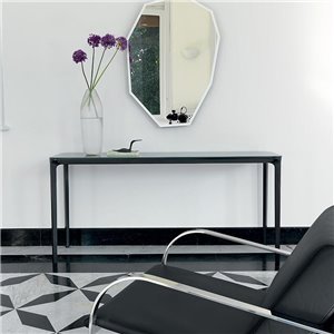Consola Slim cuatro patas cristal Sovet Italia