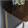Consola Slim cuatro patas cristal Sovet Italia
