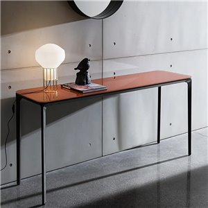 Consola Slim cuatro patas cristal Sovet Italia