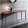 Consola Slim cuatro patas cristal Sovet Italia