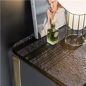Consola Slim cuatro patas cristal Sovet Italia