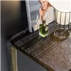 Consola Slim cuatro patas cristal Sovet Italia