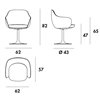 Sillón giratorio Cadira Sovet Italia