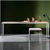 Consola Slim cuatro patas madera Sovet Italia