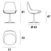 Silla Cadira S giratoria Sovet Italia