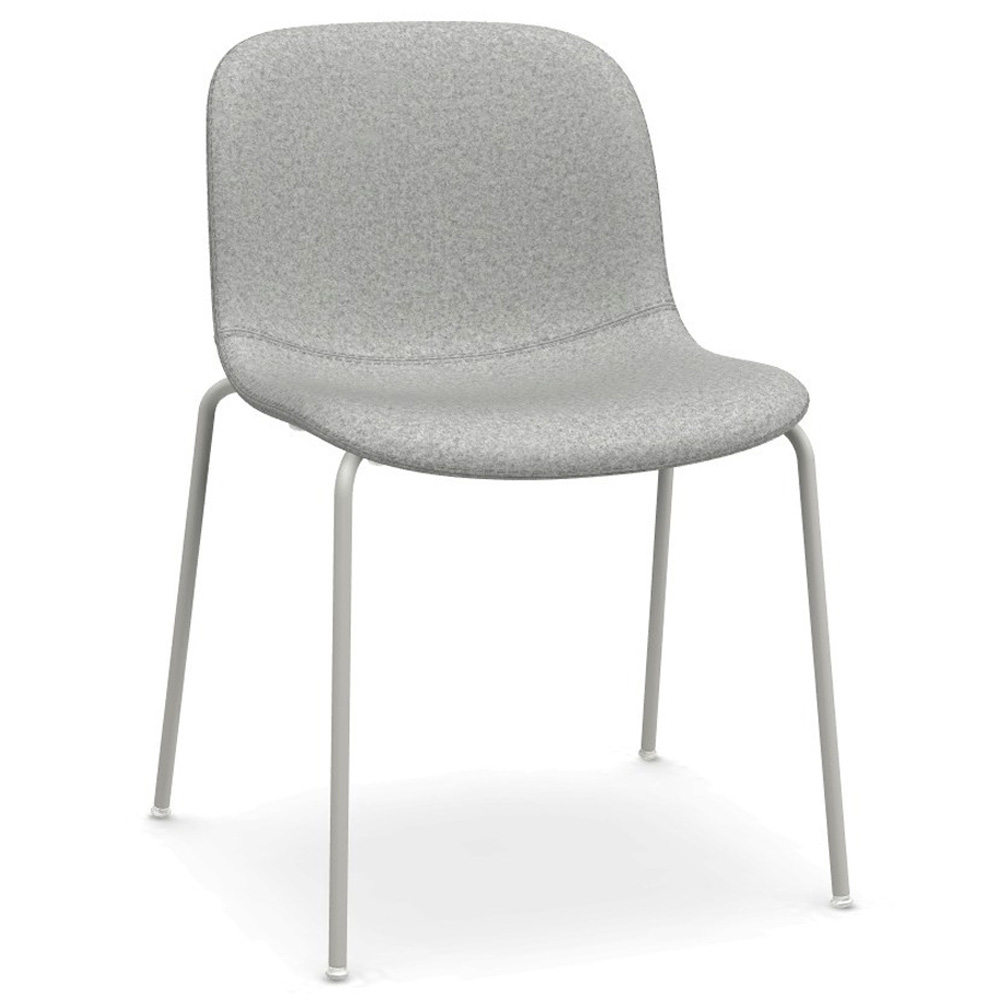 Silla Troy Tapizada Acero Magis