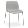 Silla Troy Tapizada Acero Magis