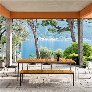 Banco Slim madera Outdoor Sovet Italia