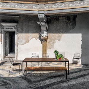 Banco Slim madera Outdoor Sovet Italia