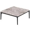 Mesa auxiliar Slim cerámica Outdoor Sovet Italia