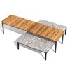 Mesa auxiliar Slim cerámica Outdoor Sovet Italia