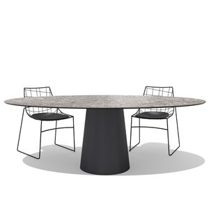 Mesa Totem elíptica Outdoor Sovet Italia